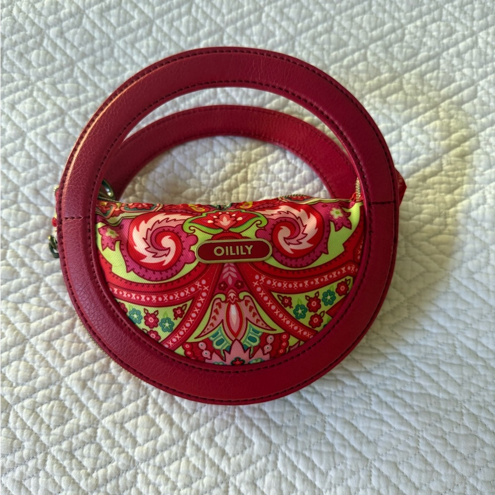 Oilily Red and Green Mini Bag